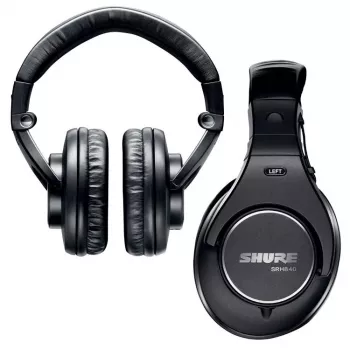 Auriculares Shure SRH840 con cable negro