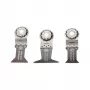 FEIN E-Cut Combo Starlock WOOD & METAL set de hojas de sierra 35222967100, 3 hojas de inmersión (Long-Life 50 x 35 mm y 50 x 65 mm, Universal 55 x 44 mm), enganche Starlock