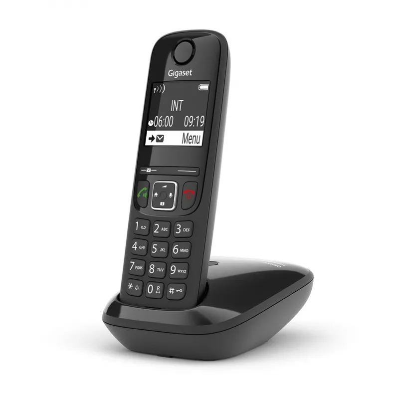 Teléfono analógico/DECT Gigaset AS690 Identificador de llamadas Auricular inalámbrico Negro