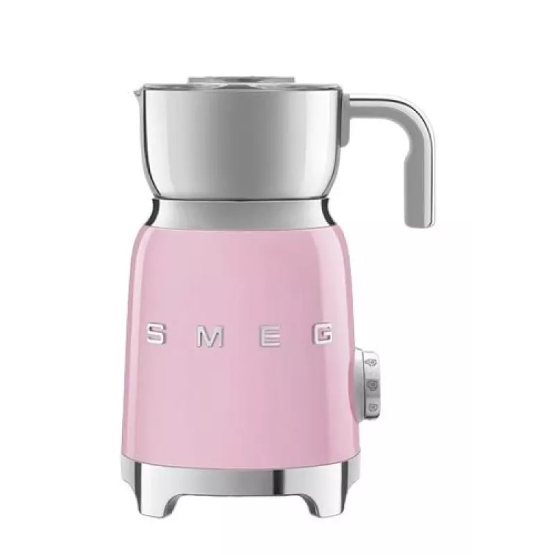 Espumador de leche automático Smeg MFF11PKEU Rosa Acero inoxidable 500W