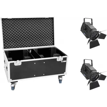 Set de luces LED EUROLITE THA-250F 2x con maletín de transporte