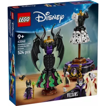 LEGO DISNEY 43262 Vestidos de Maléfica y Cruella de Vil