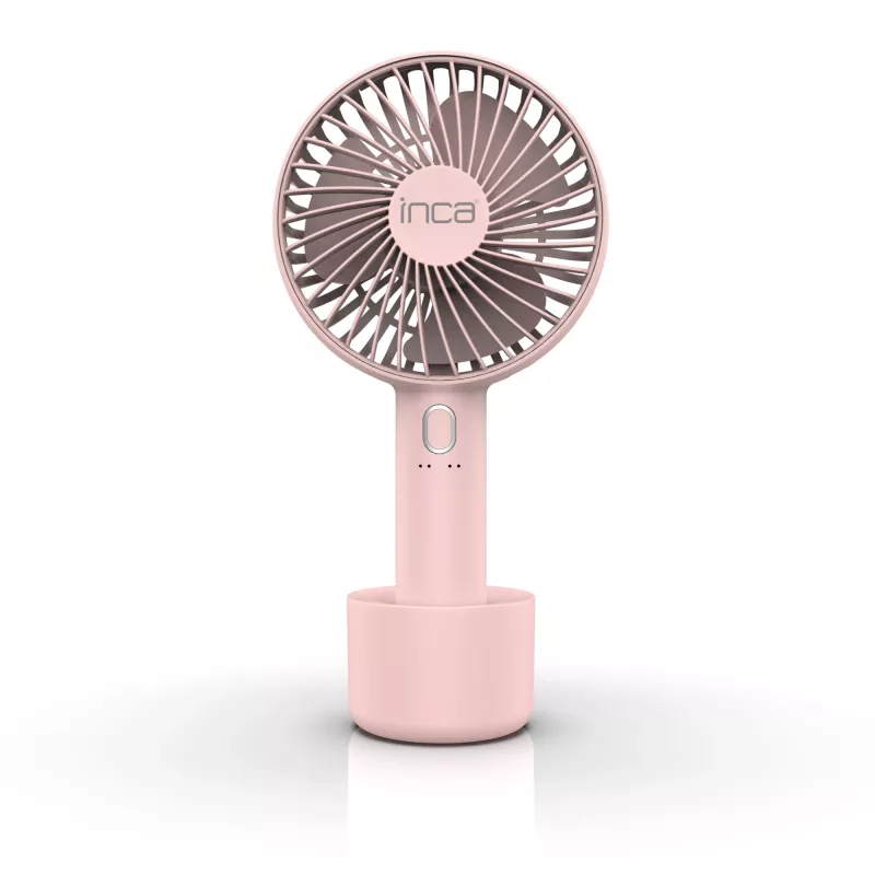 Ventilador nebulizador de mano Inca IMF-12P rosa