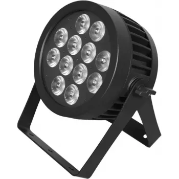 Foco PAR LED EUROLITE 12x8W QCL Spot — LEDs RGBW 12×8W, foco PAR compacto para escenario