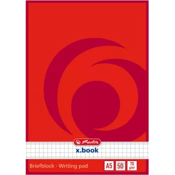Recambio de bloc de notas A5 Herlitz x.book 150x210 mm 50 hojas