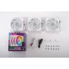 COOLER MASTER Mobius 120P ARGB 120mm blanco pack de 3
