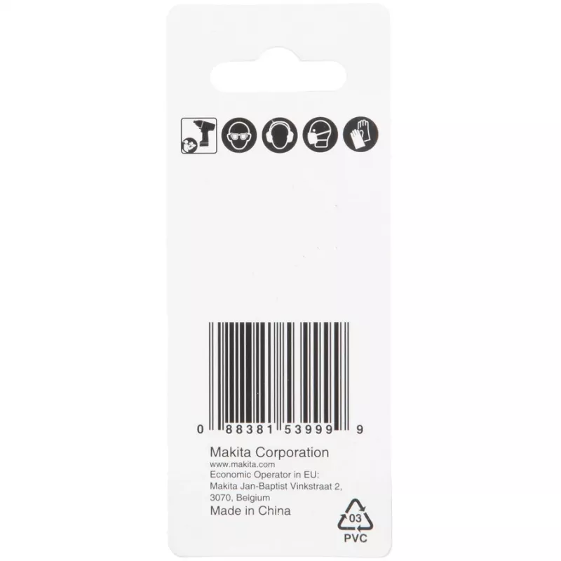 Makita Impact Black - Adaptador de vaso - 3/8 - square - Seis puntas - 1/4 - Inbus - Longitud: 50 mm