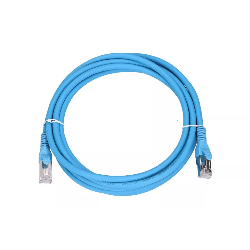 Cable de red Extralink latiguillo LAN Cat.6A RJ-45 Cat6a 3m azul
