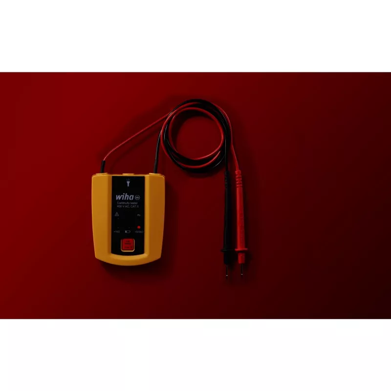 Comprobador de continuidad 45222, hasta 400 V AC, CAT II, instrumento de medición amarillo/negro