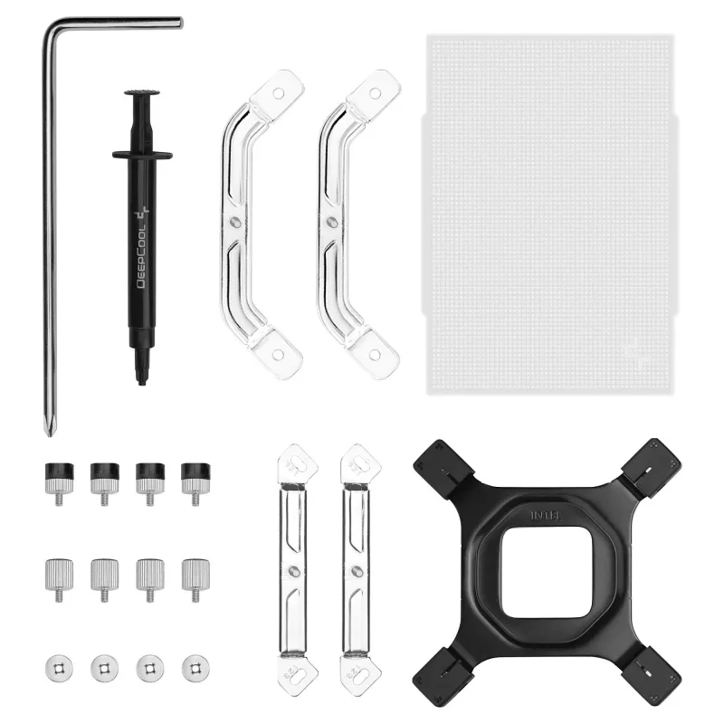 Disipador de aire para procesador DeepCool AK500 G2 WH, ventilador de 120 mm, presión de aire máx. 3,33 mmH2O, 117×129×159 mm, blanco