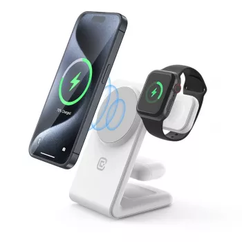 Cargador inalámbrico 3 en 1 MagSafe para iPhone, Apple Watch y AirPods Crong