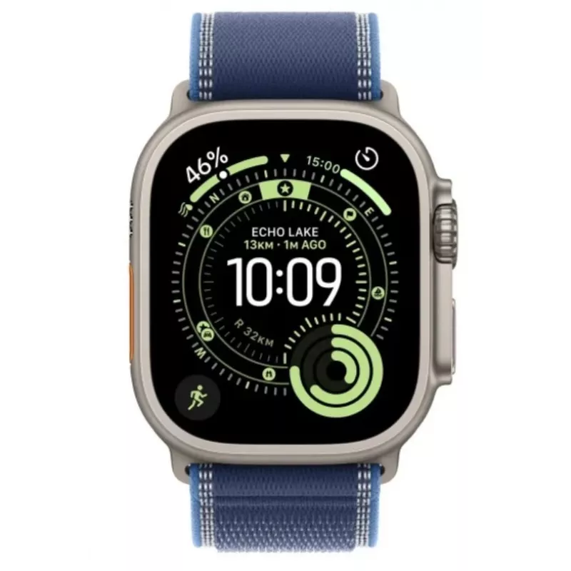 Smartwatch Apple Watch Ultra 3 GPS + Cellular 49mm Titanio correa azul M/L