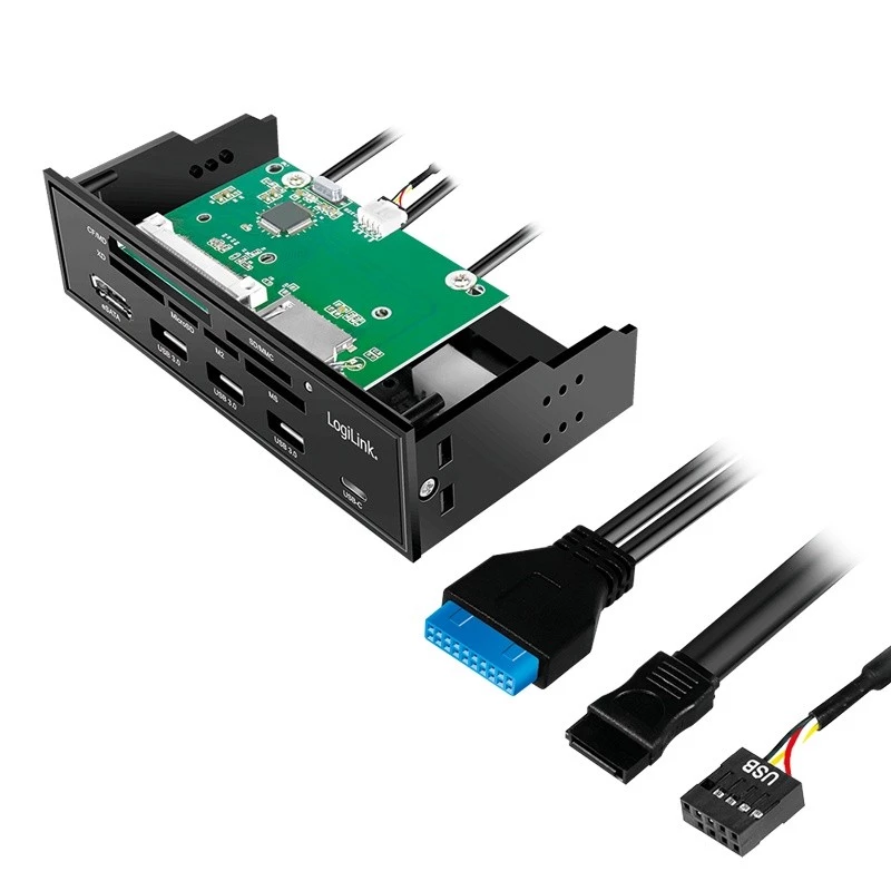 Lector de tarjetas LogiLink UA0341 SATA interno negro