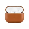 Fixed | Funda para auriculares con compatibilidad MagSafe | Apple AirPods Pro 2/Pro 2 (USB-C) | Marrón | Piel