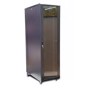 Armario autoportante Extralink 42U 800X800 RACK AUTOPORTANTE NEGRO capacidad 1400 kg