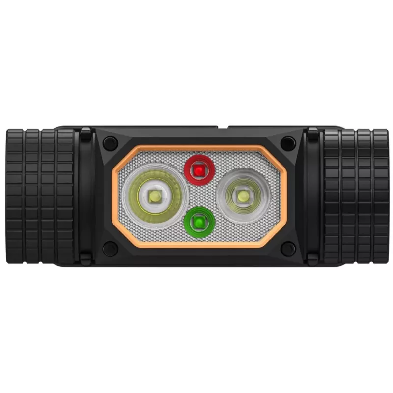 Linterna frontal Duracell DH2000R caja regalo – linterna frontal recargable compacta negra/naranja