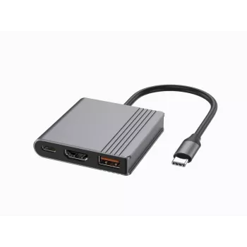 ADAPTADOR I/O USB-C A HDMI/USB3/3IN1 A-CM-COMBO3-05 GEMBIRD