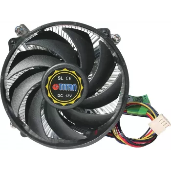 Disipador de CPU Titan DC-HA21TZ/RPW para Intel socket LGA1700, diseño de perfil bajo (95W) (DC-HA21TZ/RPW)