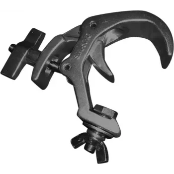 Pie de iluminación EUROLITE TH-270S Quick-Lock esbelto negro regulable en altura para luminarias y altavoces