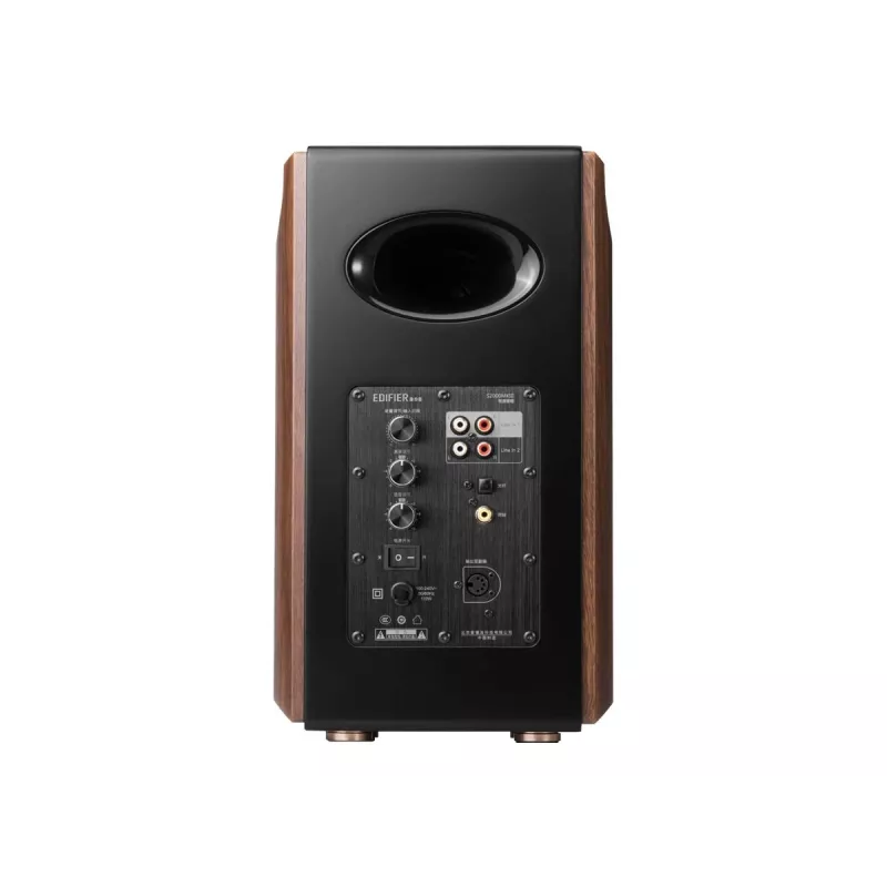 Altavoz Edifier S2000MKIII 2.0, 130 W RMS, con cable e inalámbrico, negro/madera