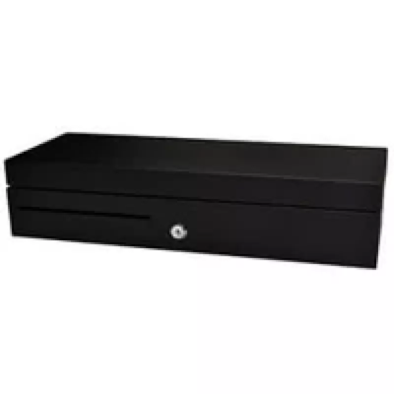 460 MM Flip Lid Drawer negro plástico Insert W Mlock Lid Cable