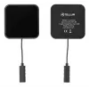 Base de carga inalámbrica Tellur WCP03 10W certificada Qi cristal templado, negro