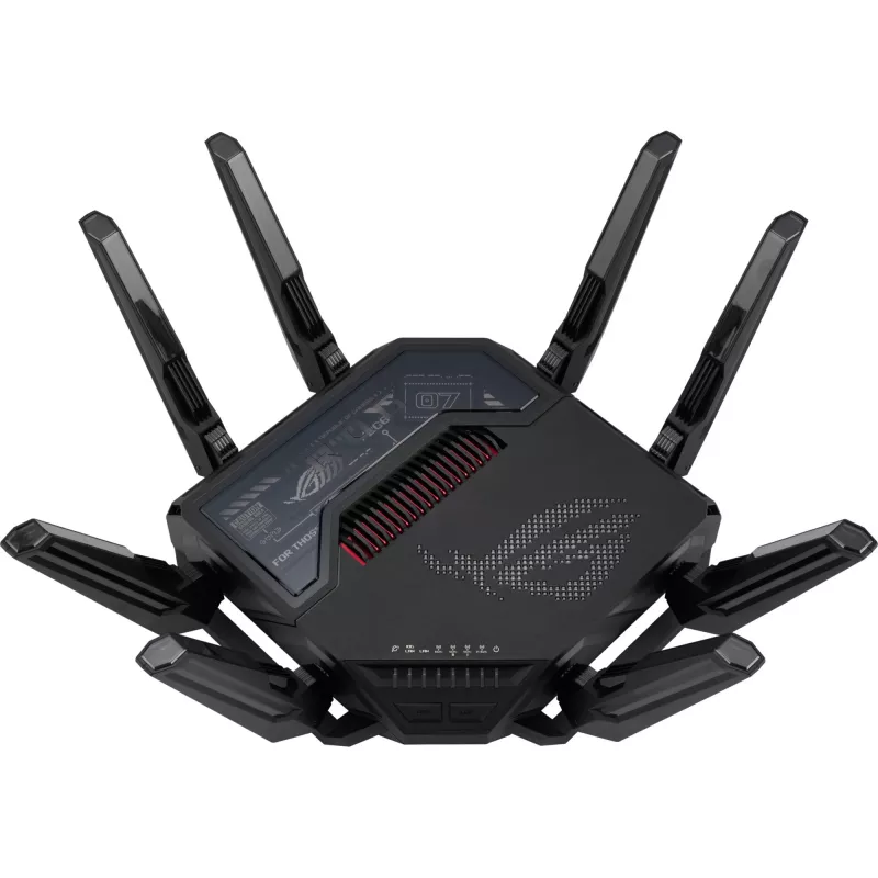 Router inalámbrico ASUS ROG Rapture GT-BE98 10 Gigabit Ethernet Quad-Band (2,4 GHz / 5 GHz-1 / 5 GHz-2 / 6 GHz) Negro