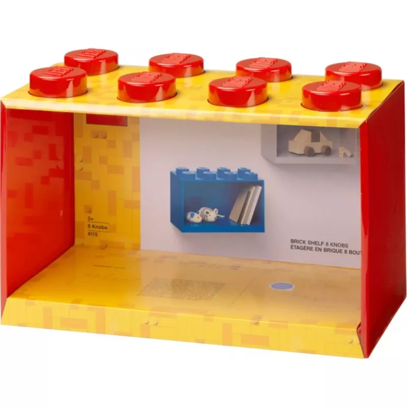 Room Copenhagen LEGO Brick Shelf 8 Estantería 41151730 (Roja)