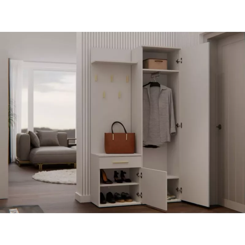 Módulo superior de recibidor e shop GARDEROBA DUO KASZMIR — módulo de armario modular