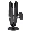 RAM Mounts RAM-B-103U-C brazo largo de doble zócalo talla B con bola de 1 pulgada y base redonda de 2,5 pulgadas