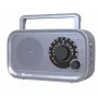 Radio portátil Eltra HANIA gris FM/AM, diseño compacto, a pilas
