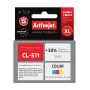 Cartucho de tinta ActiveJet AC-511R compatible con Canon CL-511, a base de tinte CMY, alta capacidad (XL) 12 ml, pack individual