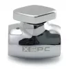 Válvula de bola XSPC G1/4 Latón Plata-Cromo para sistemas de refrigeración líquida