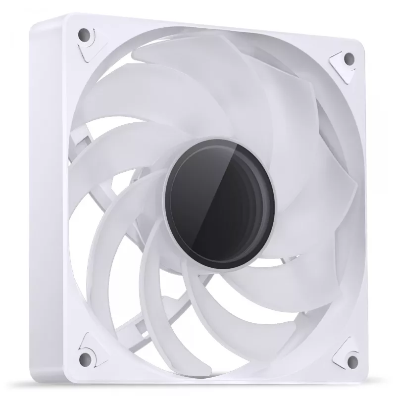 Jonsbo SL-120WR SL-120 Reversed ventilador de caja, ARGB 5 V 3 pines, PWM, 120 mm, 59,45 CFM, blanco
