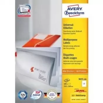 Etiquetas autoadhesivas Avery 3655-200