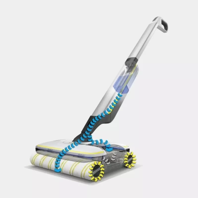 Escoba eléctrica con batería Kärcher FC 7 CORDLESS húmedo sin bolsa negro, blanco, amarillo 2,85 Ah