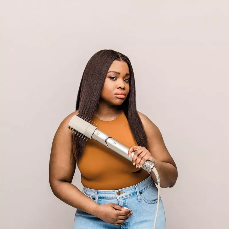 Shark FlexStyle 5 en 1 Air Styler y secador de pelo con rizadores automáticos, cepillo plano, cepillo ovalado, boquilla, difusor, bolsa de almacenamiento, sin daños térmicos
