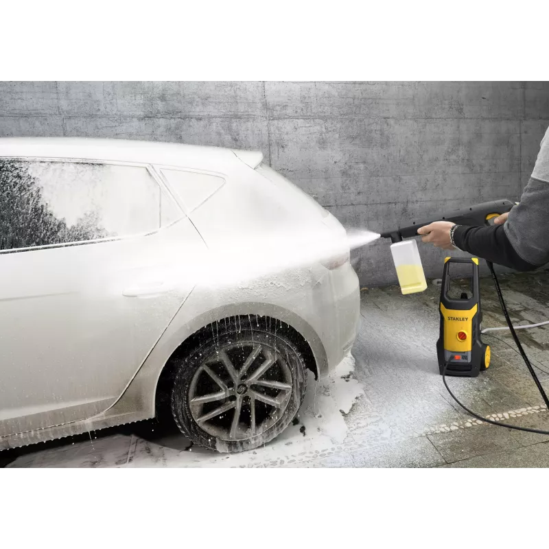 STANLEY SXPW14PE hidrolimpiadora con limpiador de terrazas (1400 W, 110 bar, 390 l/h) | Stanley 1400 W | 110 bar | 390 l/h