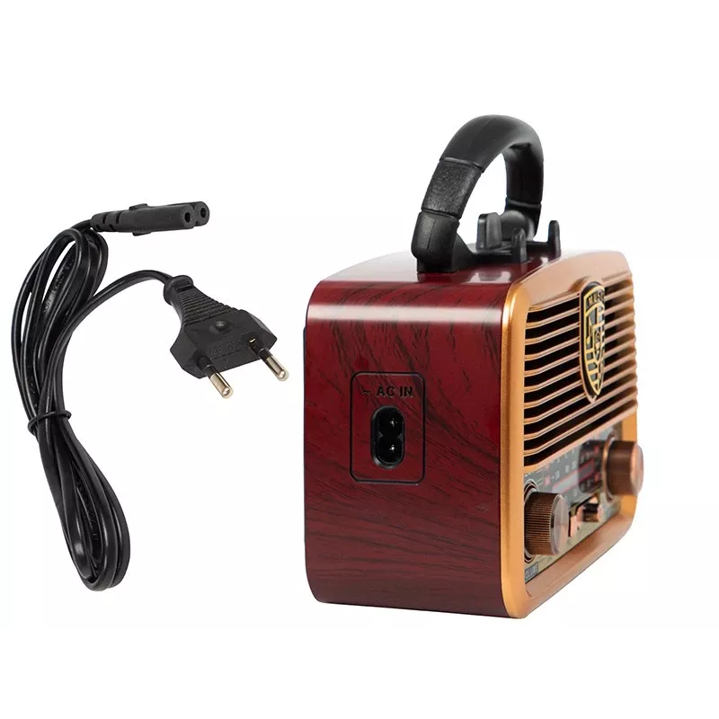 Radio analógica BLOW RA10 AM/FM solar 77-540 — receptor AM/FM con panel solar y batería de respaldo