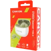 Auriculares in-ear CANYON TWS-5, verde Bluetooth 5.3, control táctil, entrada de carga: USB-C