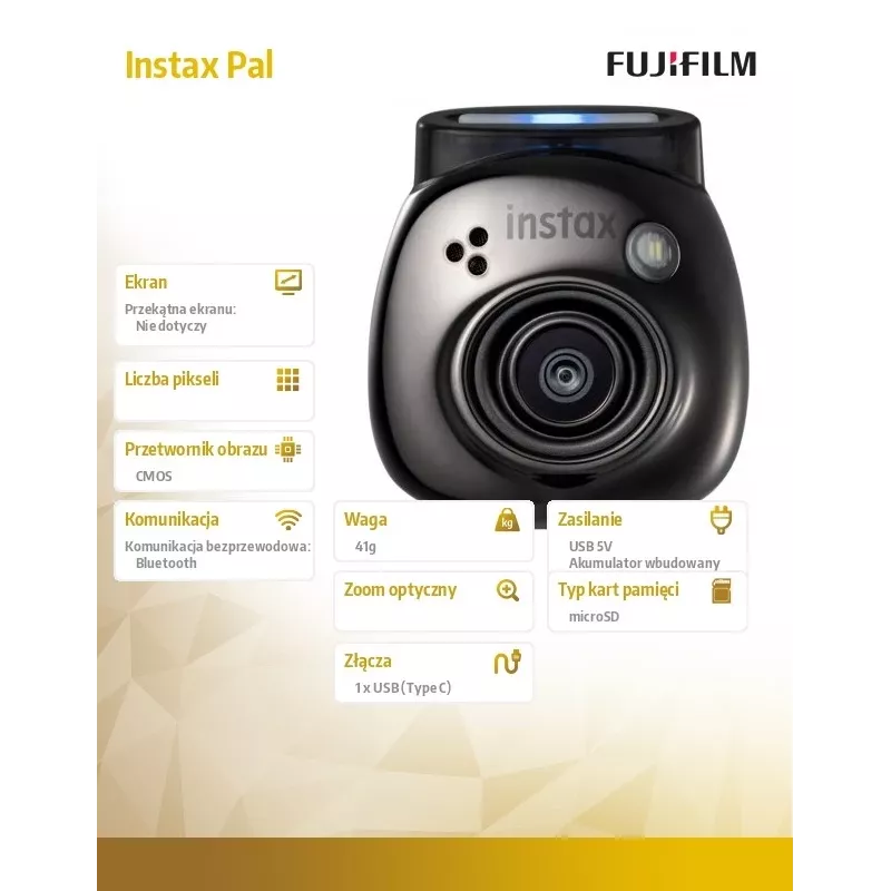 Cámara Fujifilm Pal 1/5 inch 2560 x 1920 píxeles CMOS negra