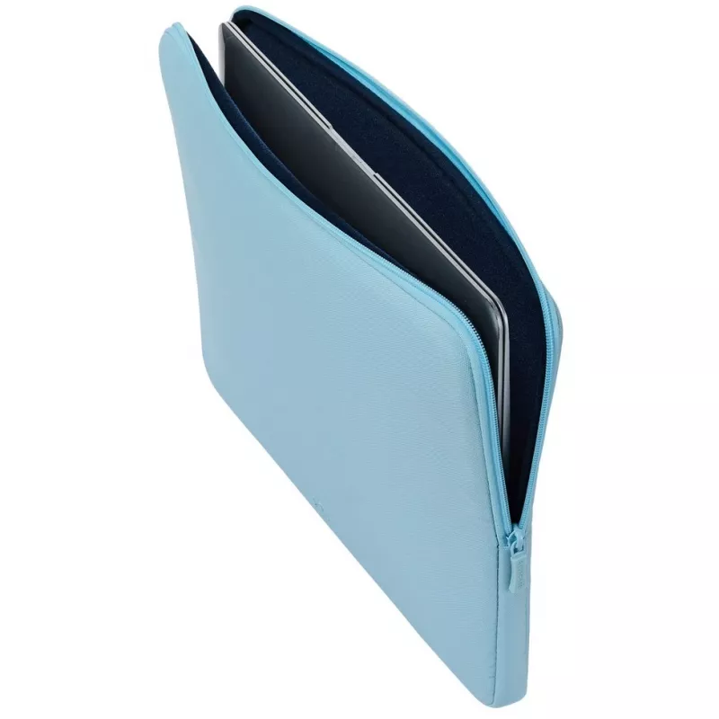 Funda para portátil Rivacase Riva Szuzuka 15,6 pulgadas Azul pastel, funda protectora acolchada
