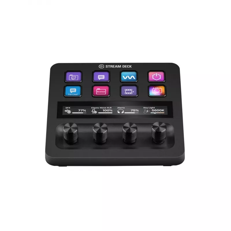 Elgato Stream Deck + EDICIÓN Negro 8 teclas