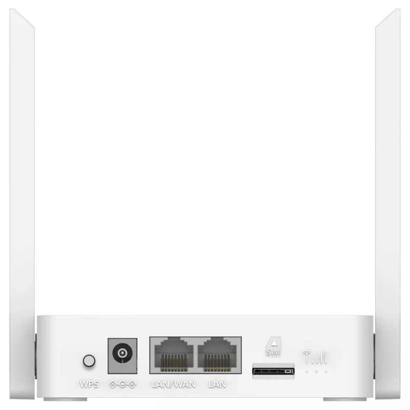 Router Wi-Fi de sobremesa Cudy LT300_EU – 300 Mbit/s, single-band 2,4 GHz, NanoSIM, 1 WAN, 4 puertos LAN