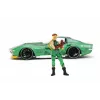 Coche Jada Toys Street Fighter 1969 Chevrolet 1:24 metal verde