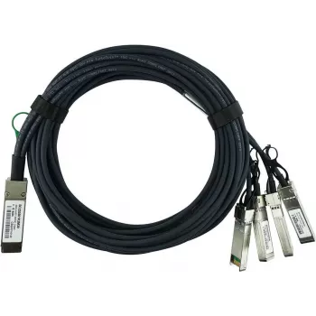 Cable DAC pasivo CBO QSFP-4SFP+ 1 m — QSFP a 4 × SFP+ conexión directa
