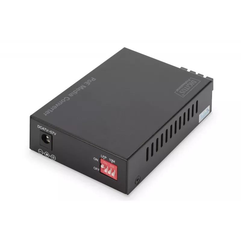 Digitus Convertidor de medios Gigabit PoE, RJ45 / SC, MM, PSE