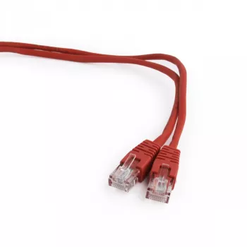 Cable de red Cat.5e, 5m rojo, funda moldeada
