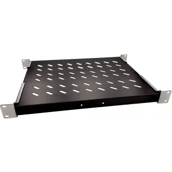 Bandeja para rack LOGON RAS100BL negro 50 kg capacidad de carga 465x345x25 mm