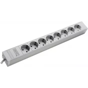 Unidad de distribución de corriente DIGITUS DN-19 PDU-8 230V, 8 salidas, montaje en rack
